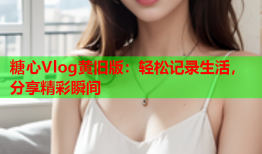 糖心Vlog黄旧版:轻松记录生活,分享精彩瞬间