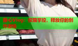 糖心Vlog:权限掌控,释放你的创作激情