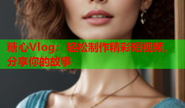 糖心Vlog:轻松制作精彩短视频,分享你的故事