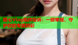 糖心Vlog稿件投诉:一键举报,守护你的专属精彩