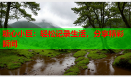 糖心小巨:轻松记录生活,分享精彩瞬间