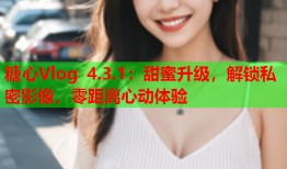 糖心Vlog 4.3.1:甜蜜升级,解锁私密影像,零距离心动体验