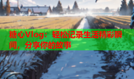糖心Vlog:轻松记录生活精彩瞬间,分享你的故事