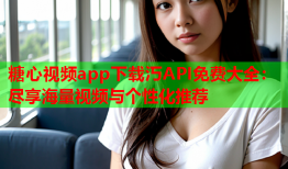 糖心视频app下载汅API免费大全:尽享海量视频与个性化推荐
