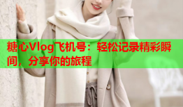 糖心Vlog飞机号:轻松记录精彩瞬间,分享你的旅程