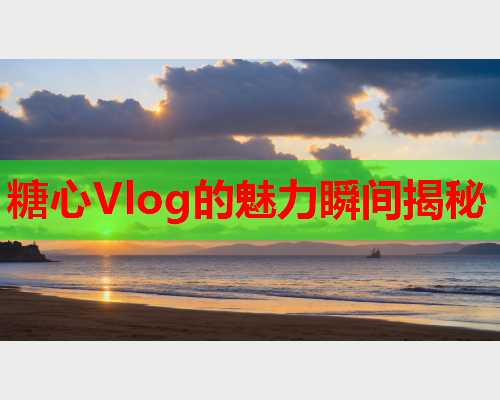 糖心Vlog的魅力瞬间揭秘 糖心Vlog的魅力瞬间揭秘