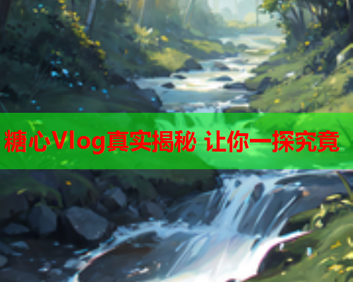 糖心Vlog真实揭秘 让你一探究竟 糖心Vlog真实揭秘 让你一探究竟