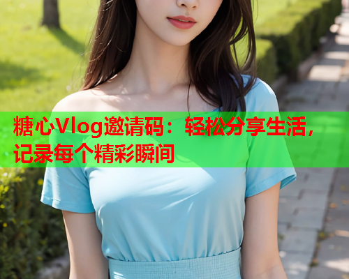 糖心Vlog邀请码:轻松分享生活,记录每个精彩瞬间 糖心Vlog邀请码:轻松分享生活,记录每个精彩瞬间
