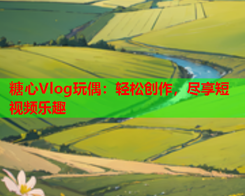 糖心Vlog玩偶:轻松创作,尽享短视频乐趣 糖心Vlog玩偶:轻松创作,尽享短视频乐趣