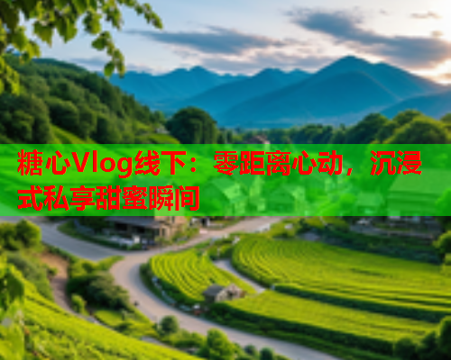 糖心Vlog线下:零距离心动,沉浸式私享甜蜜瞬间 糖心Vlog线下:零距离心动,沉浸式私享甜蜜瞬间
