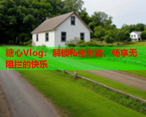 糖心Vlog:解锁私密影音,畅享无阻拦的快乐 糖心Vlog:解锁私密影音,畅享无阻拦的快乐
